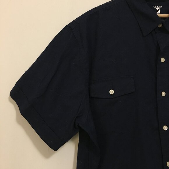 Izod Seaside Poplin 100% Cotton Button Down Shirt - Picture 6 of 15